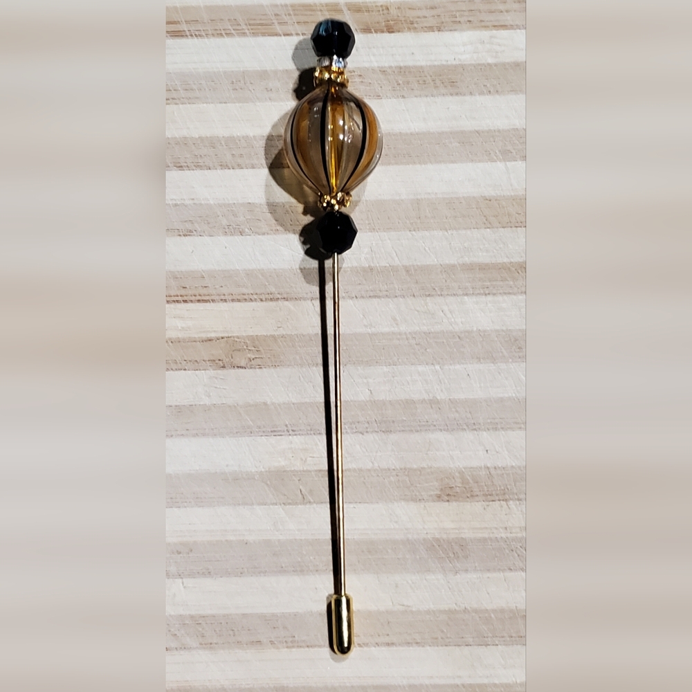 Vintage Venetian Murano Glass Hat Pin